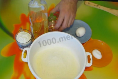 Тесто на вареники с яйцом