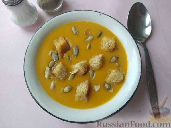Тыквенно-картофельный суп-пюре с имбирём